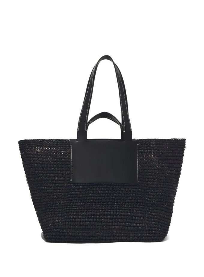 LARGE MORRIS RAFFIA TOTE BAG