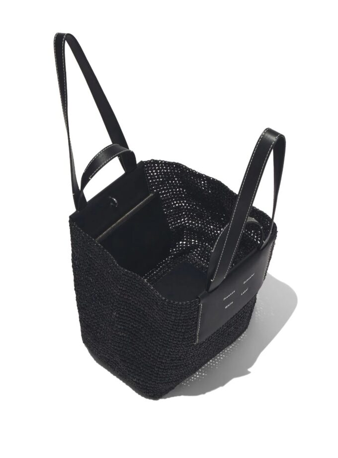 LARGE MORRIS RAFFIA TOTE BAG